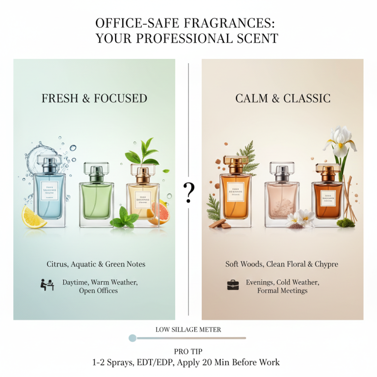 عطر مناسب محیط کار: چگونه یک رایحه حرفه‌ای و تأثیرگذار انتخاب کنیم؟