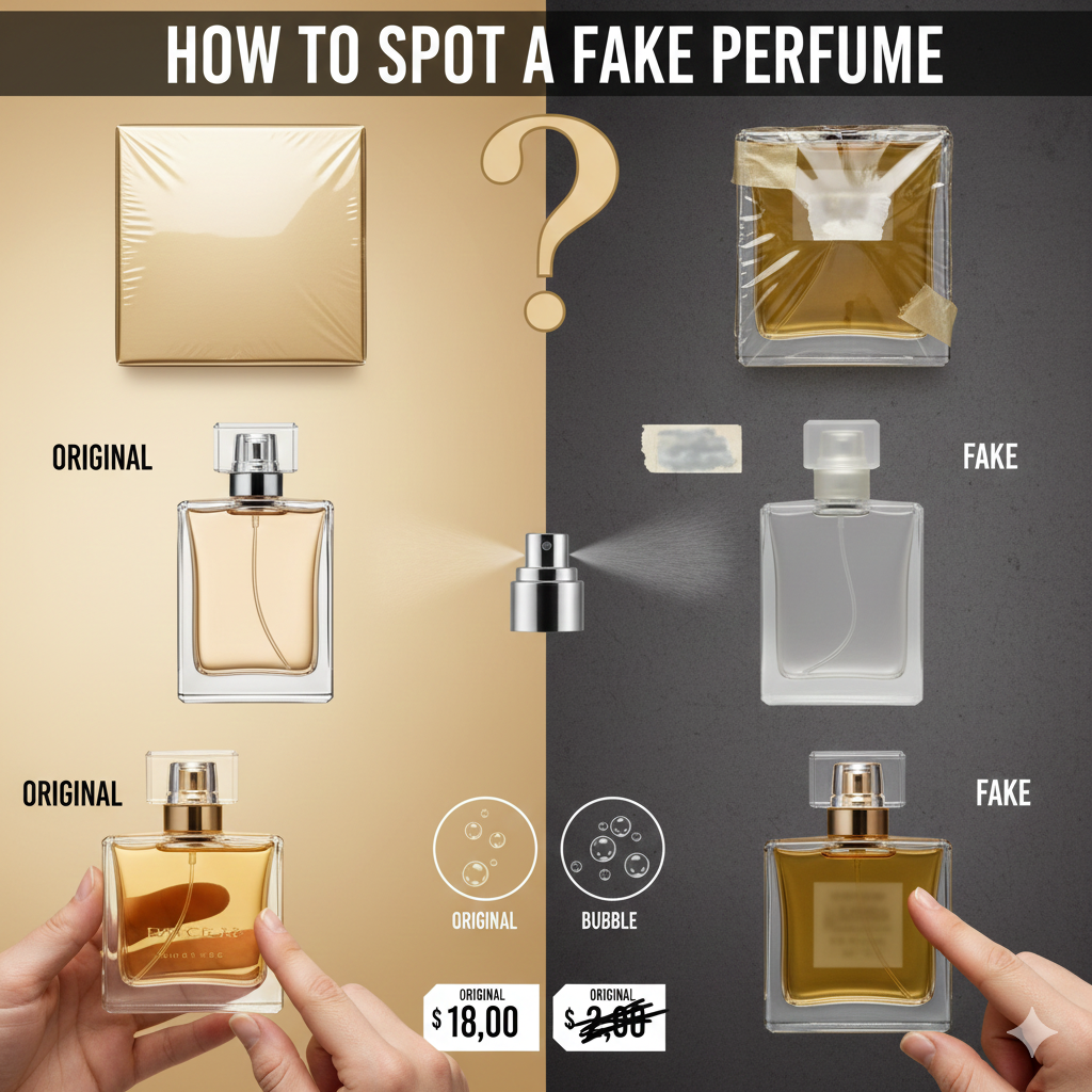 راهنمای جامع تشخیص عطر اصل از تقلبی